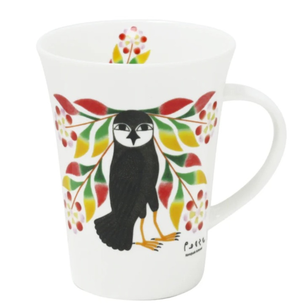 Colorful Owl Inuit Art Collectible 10oz Coffee Mug